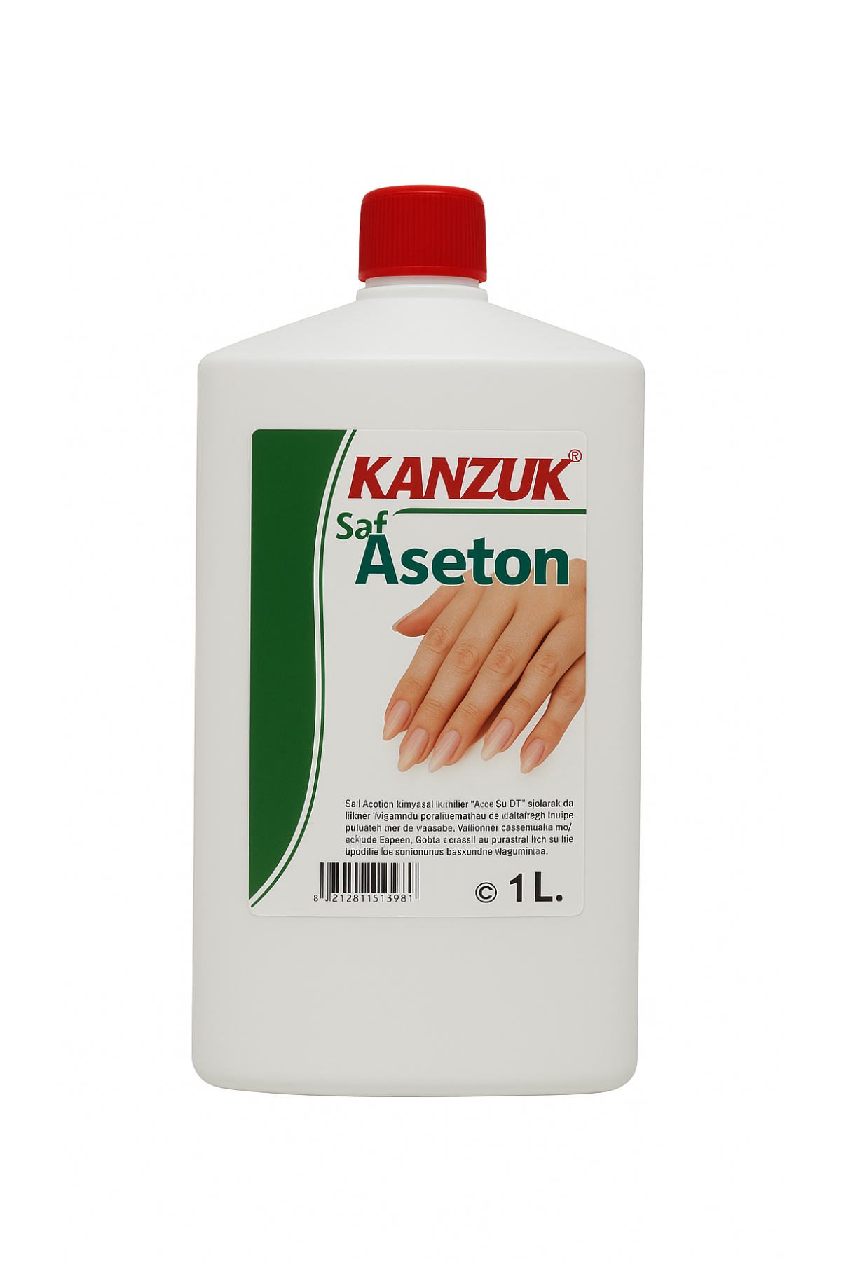 Kanzuk Saf Aseton(Oje Temizleyici) 1 Litre