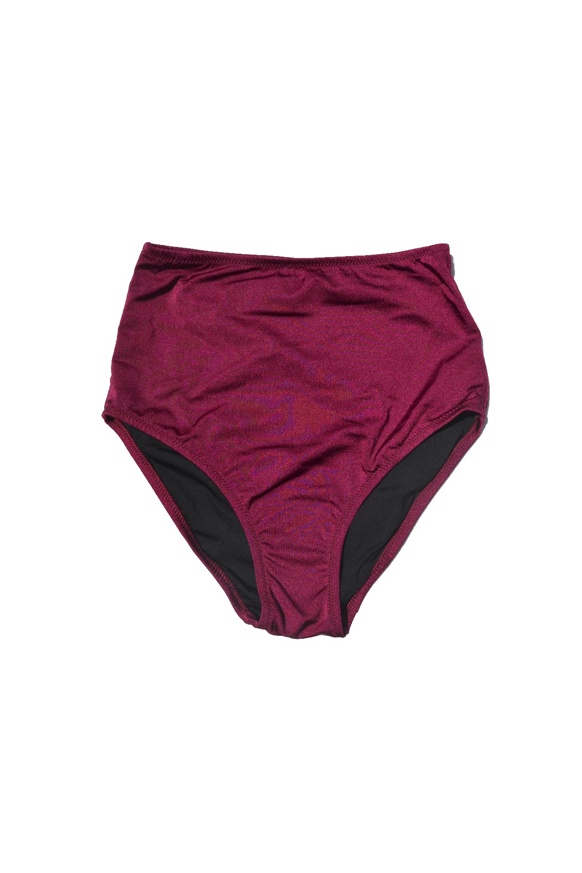Endeep Kadın Yüksek Bel Bordo Bikini Altı