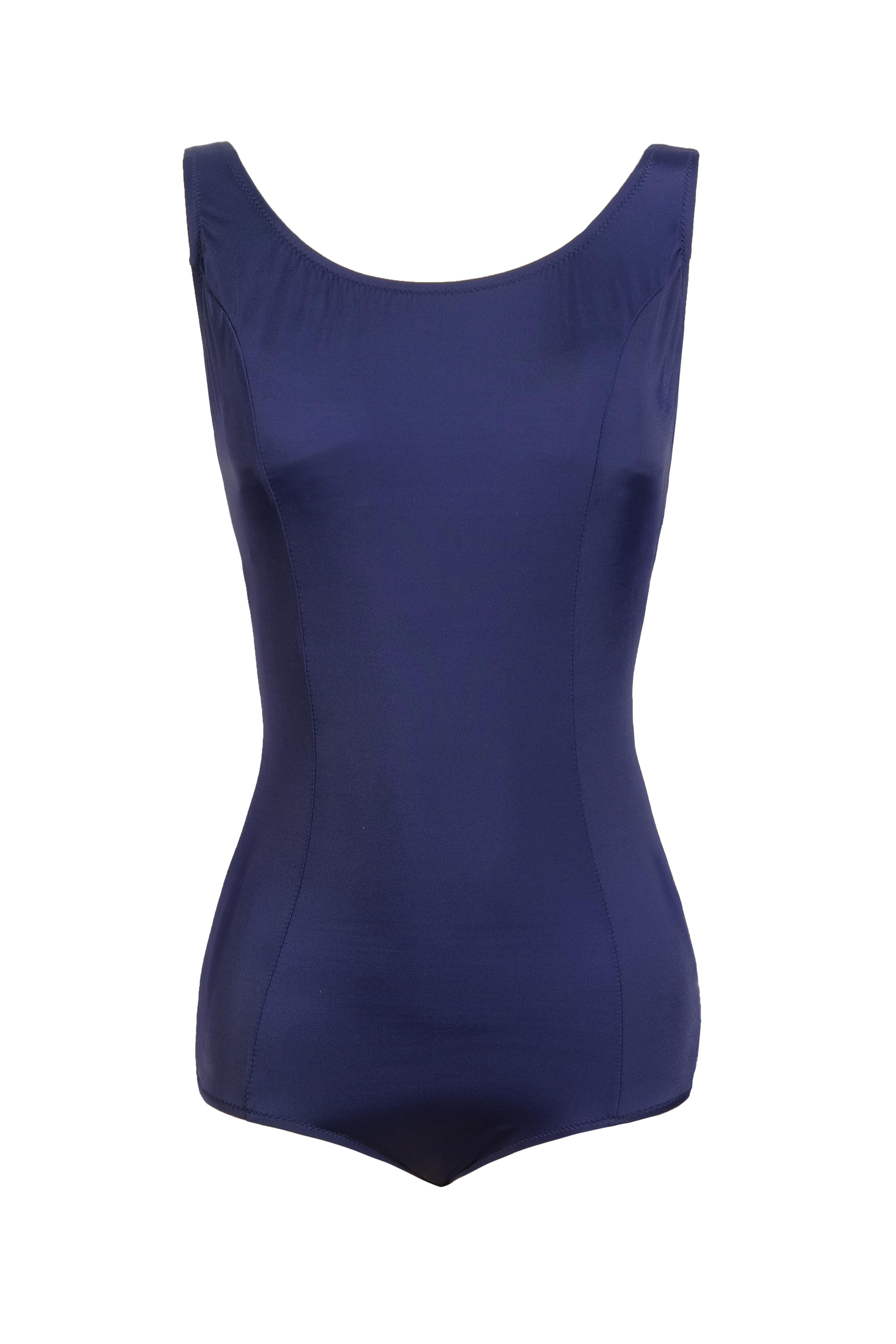 Beria Kadın Büyük Beden Kuplu Lacivert Mayo