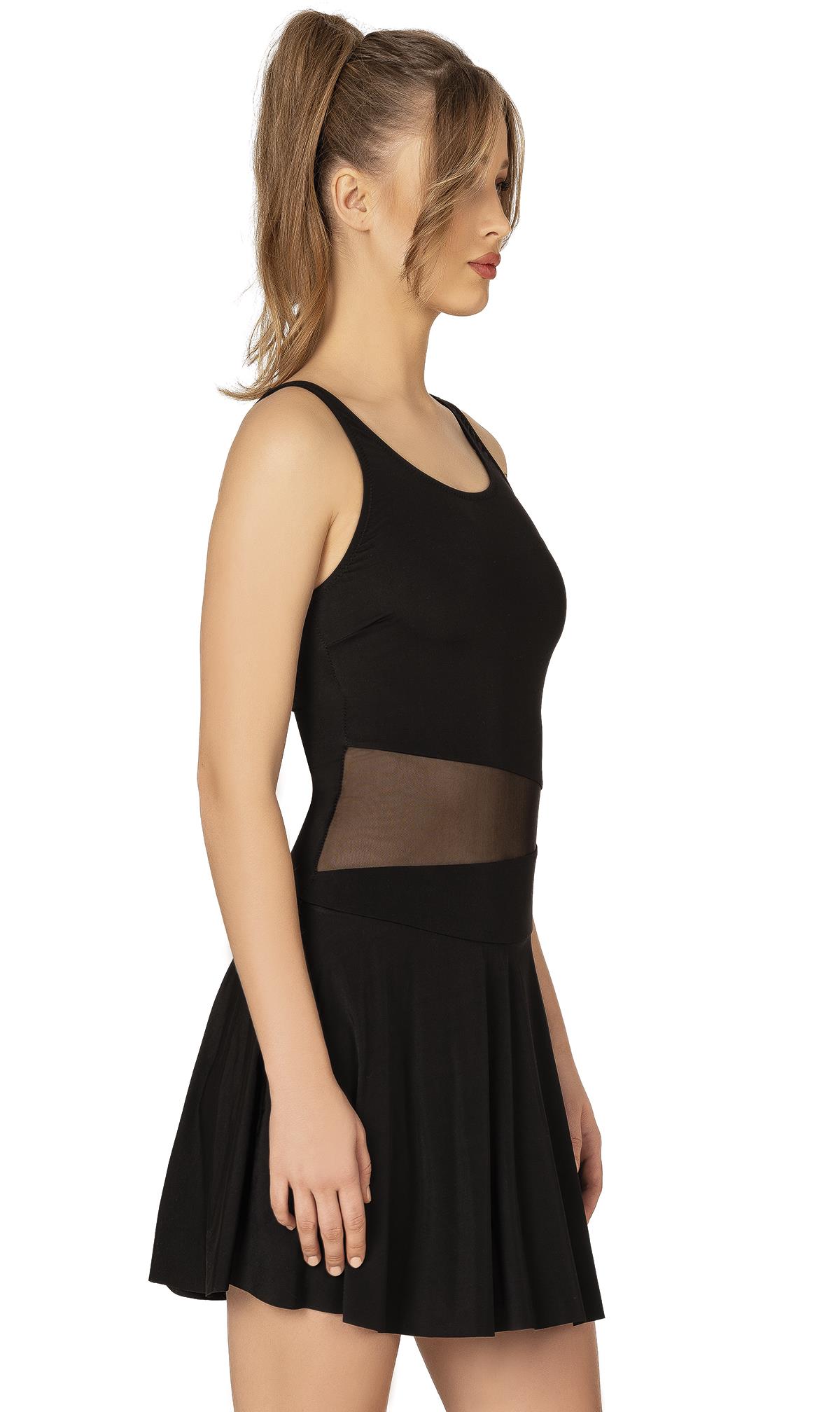 Endeep Kadın Tül Detaylı Elbise Etekli Mayo