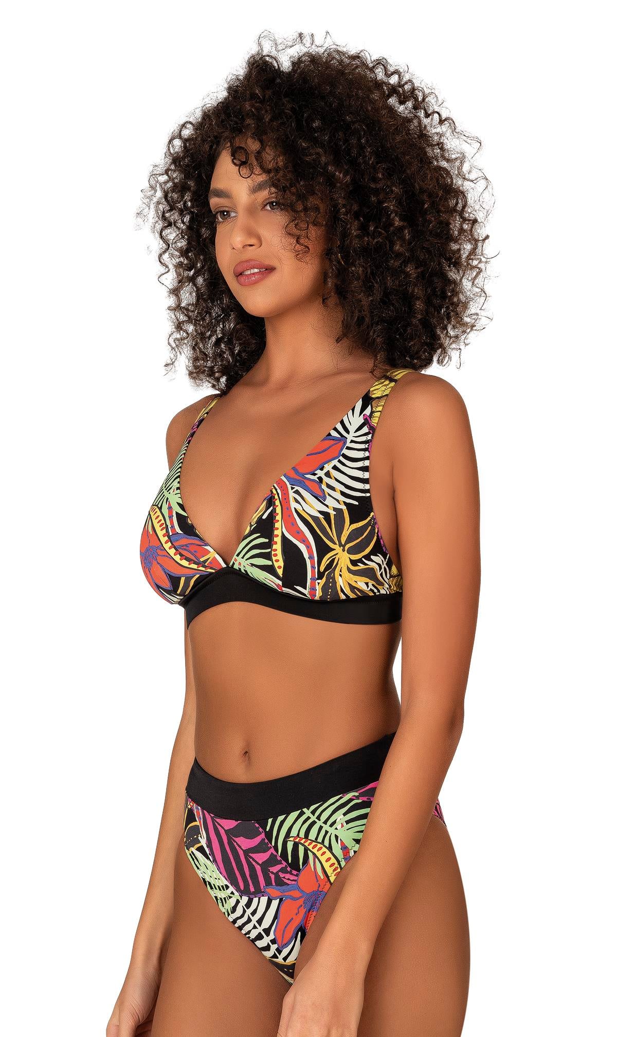 Endeep Kadın Toparlayıcı Desenli Bikini Takımı