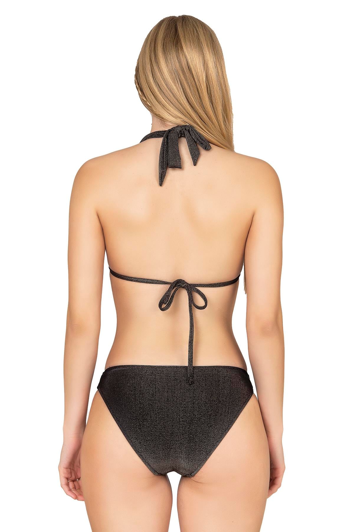 Endeep Kadın Yarım Dolgulu Simli Bikini Takımı