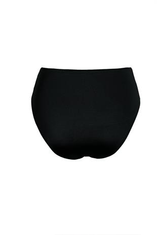 Endeep Kadın Hipster Yüksek Bel Siyah Bikini Altı