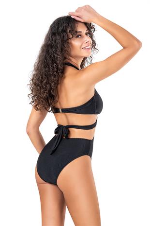 Endeep Kadın Halka Aksesuarlı Kırmızı Mayokini