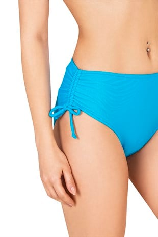 Endeep Kadın Büyük Beden Balenli Mavi Bikini Takımı