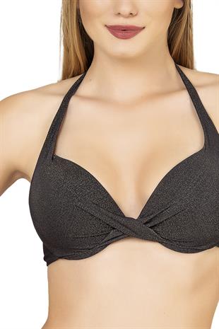 Endeep Kadın Balenli Destekli Yüksek Bel Bikini Takımı