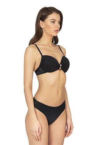 Endeep Kadın Destekli Dokulu Siyah Bikini Takımı