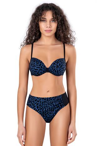 Endeep Kadın Leopar Desenli Destekli Bikini Takımı