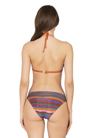 Endeep Kadın Renkli Desenli Yarım Dolgulu Bikini Takımı