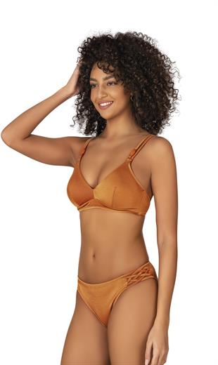 Endeep Kadın Biyeli Aksesuarlı Toparlayıcı Bikini Takımı