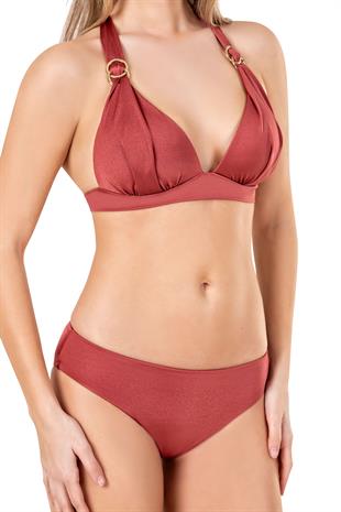 Endeep Kadın Aksesuarlı Yarım Dolgulu Bikini Takımı