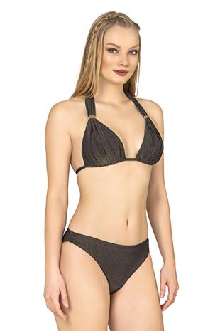 Endeep Kadın Yarım Dolgulu Simli Bikini Takımı