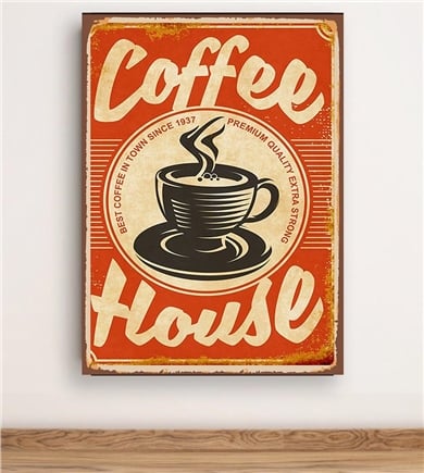 Trio Avm Coffee House Poster Tablo 30x45 cm No 101