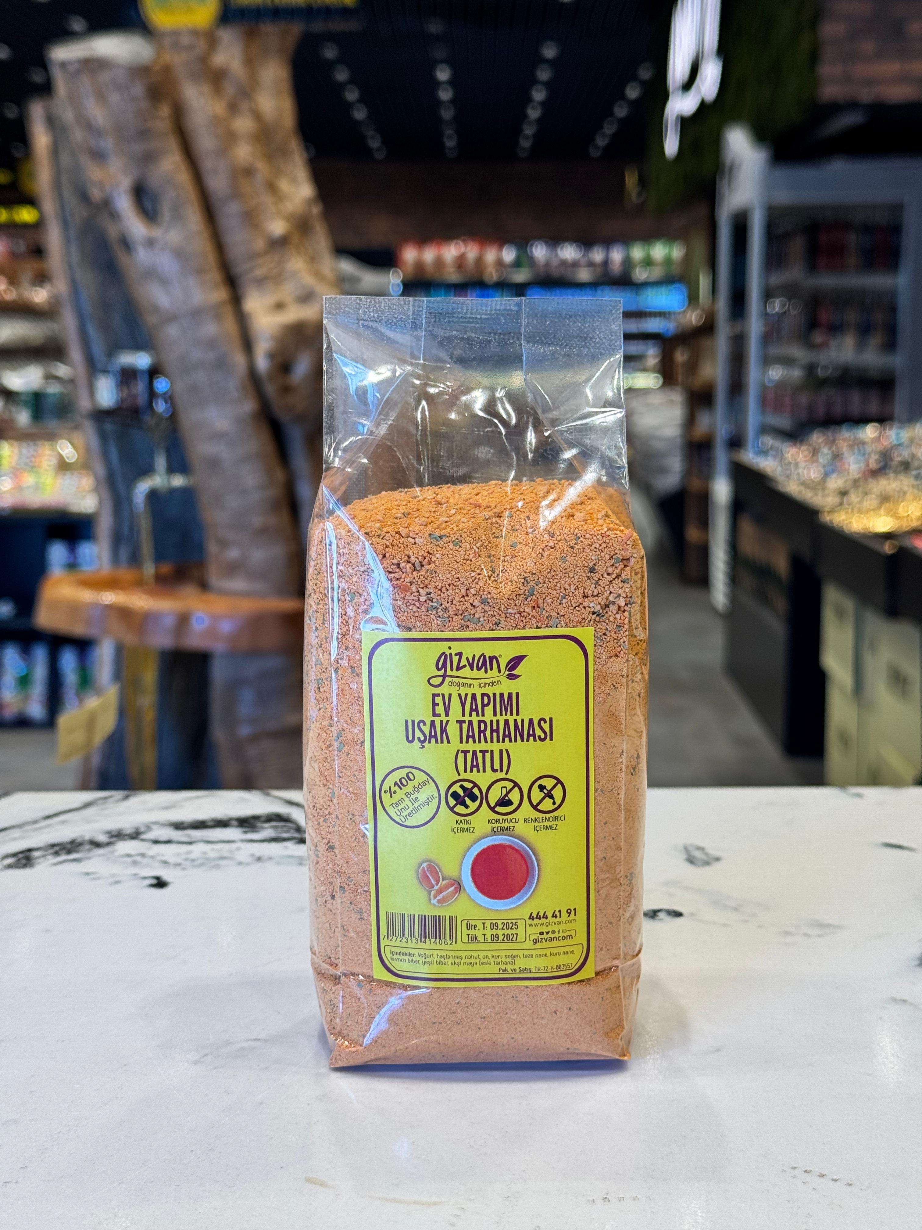 Gizvan Ev Yapımı Uşak Tarhanası (ACISIZ) 500 GR