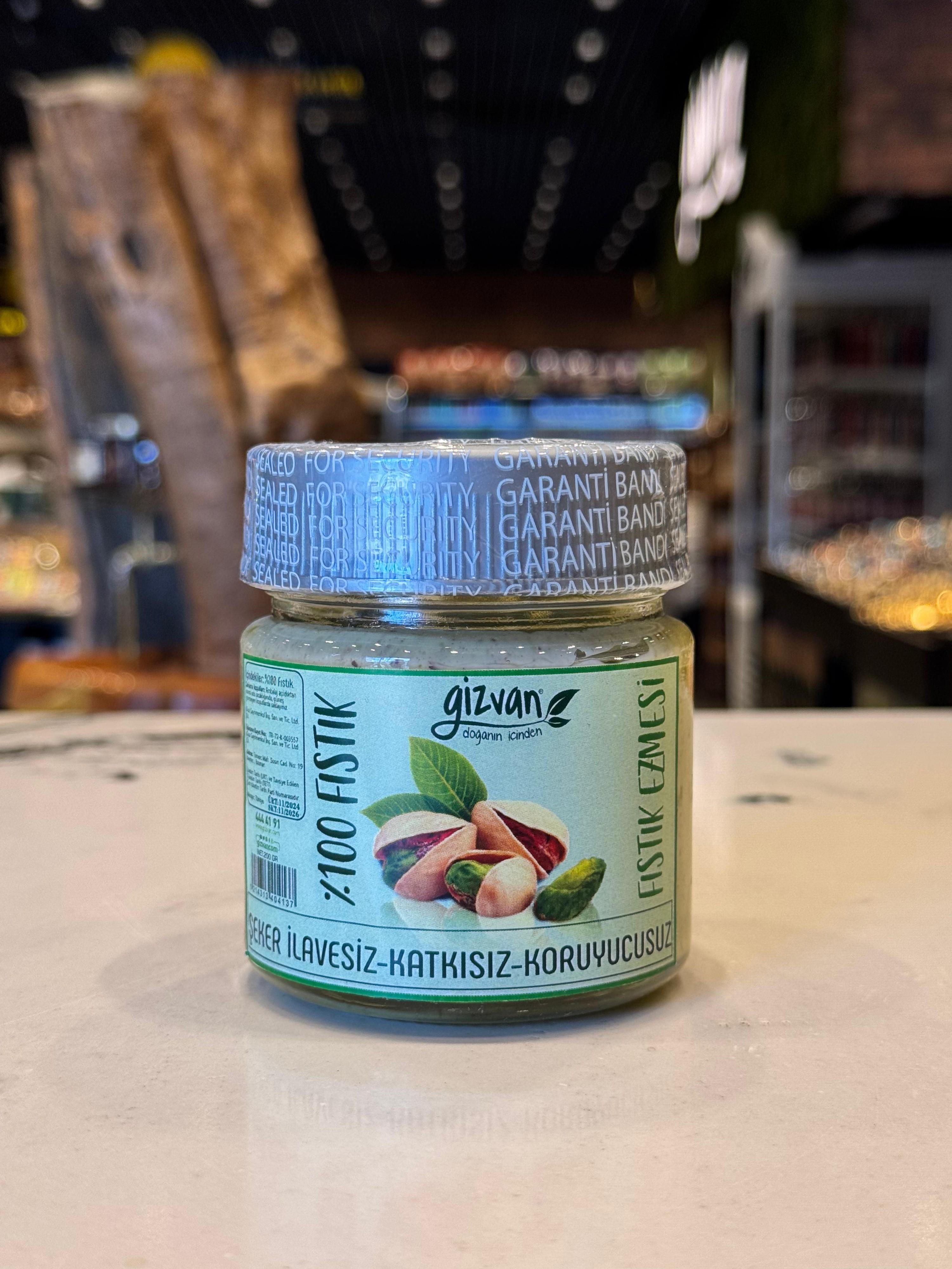 Gizvan Fıstık Ezmesi (%100) 200 GR