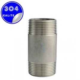 PASLANMAZ ÇELİK 304 KALİTE ÇiFT NİPELLER