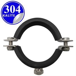 PASLANMAZ ÇELİK 304 KALİTE SOMUNLU BORU KELEPÇESİ
