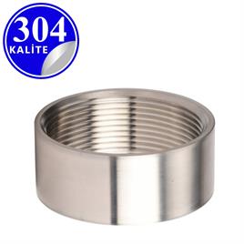PASLANMAZ ÇELİK 304 KALİTE YARIM MANŞON