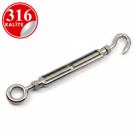 PASLANMAZ ÇELİK 316 KALİTE GERDİRME HALKA KANCA  