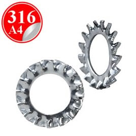 PASLANMAZ ÇELİK 316 KALİTE TIRTIKLI PUL
