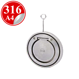 PASLANMAZ ÇELİK 316 KALİTE WAFER ÇEKVALF