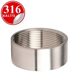 PASLANMAZ ÇELİK 316 KALİTE YARIM MANŞON