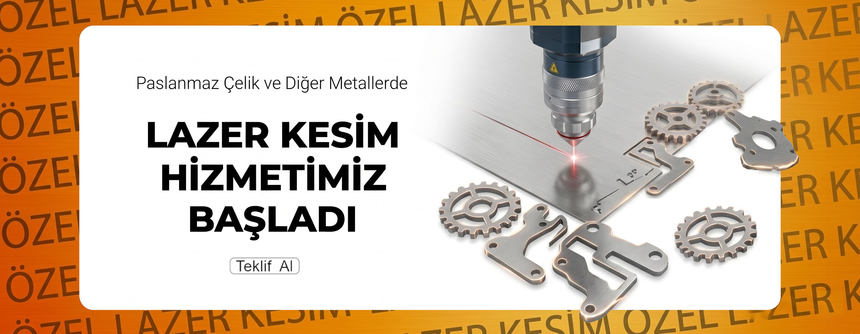 PÇS Paslanmaz çelik lazer kesim sac