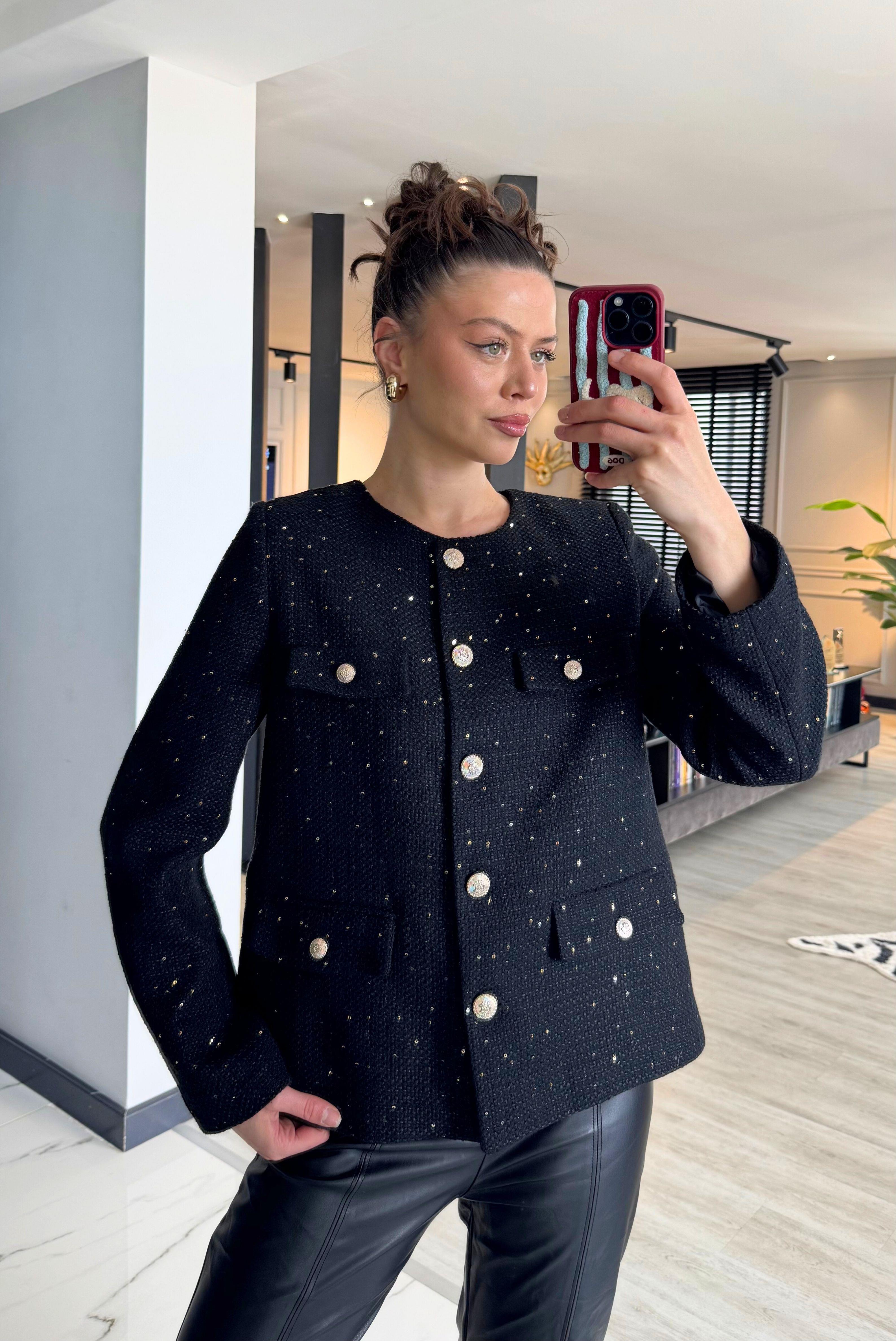 DÜĞMELİ TÜVİT CEKET