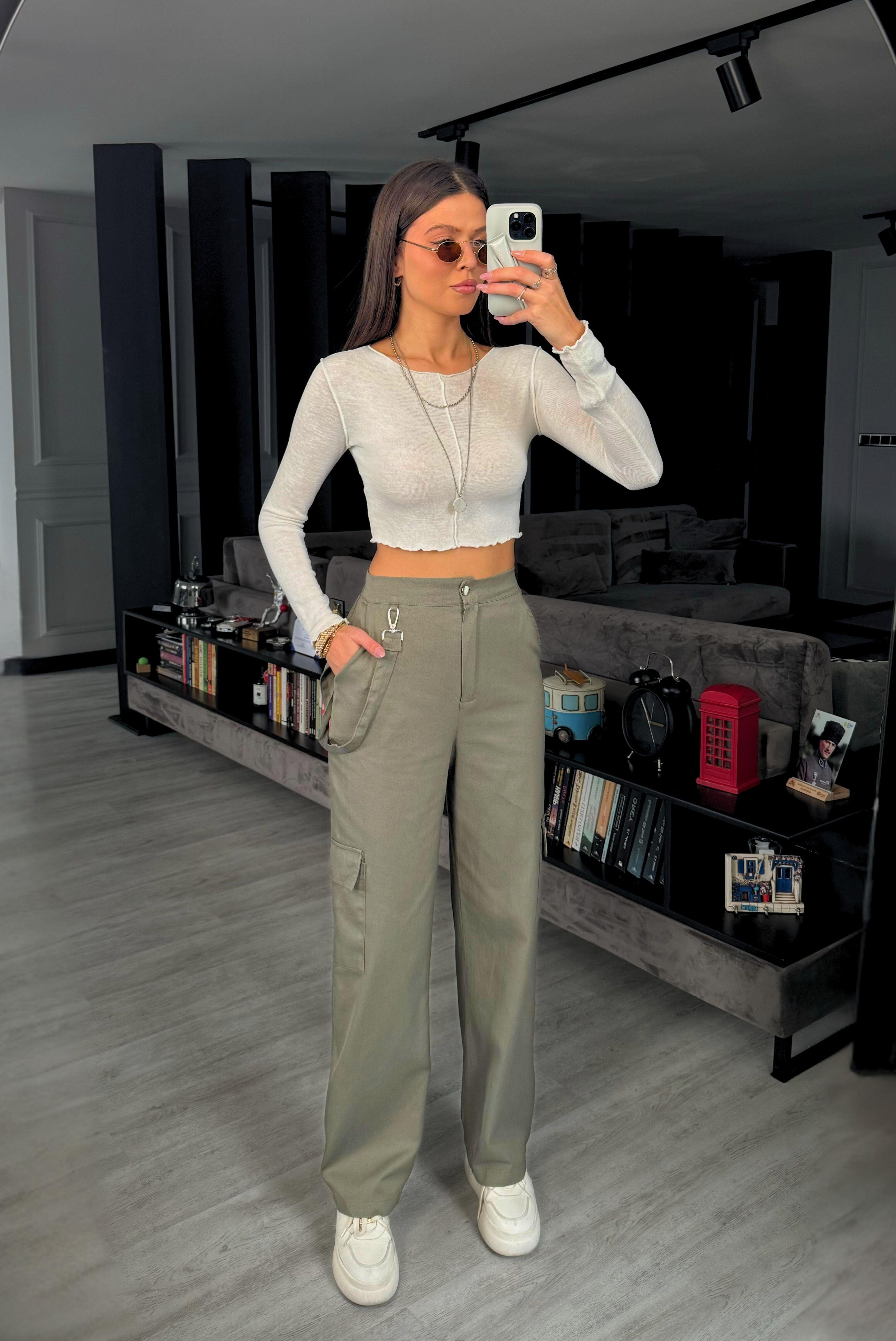 KARGO HAKİ PANTOLON