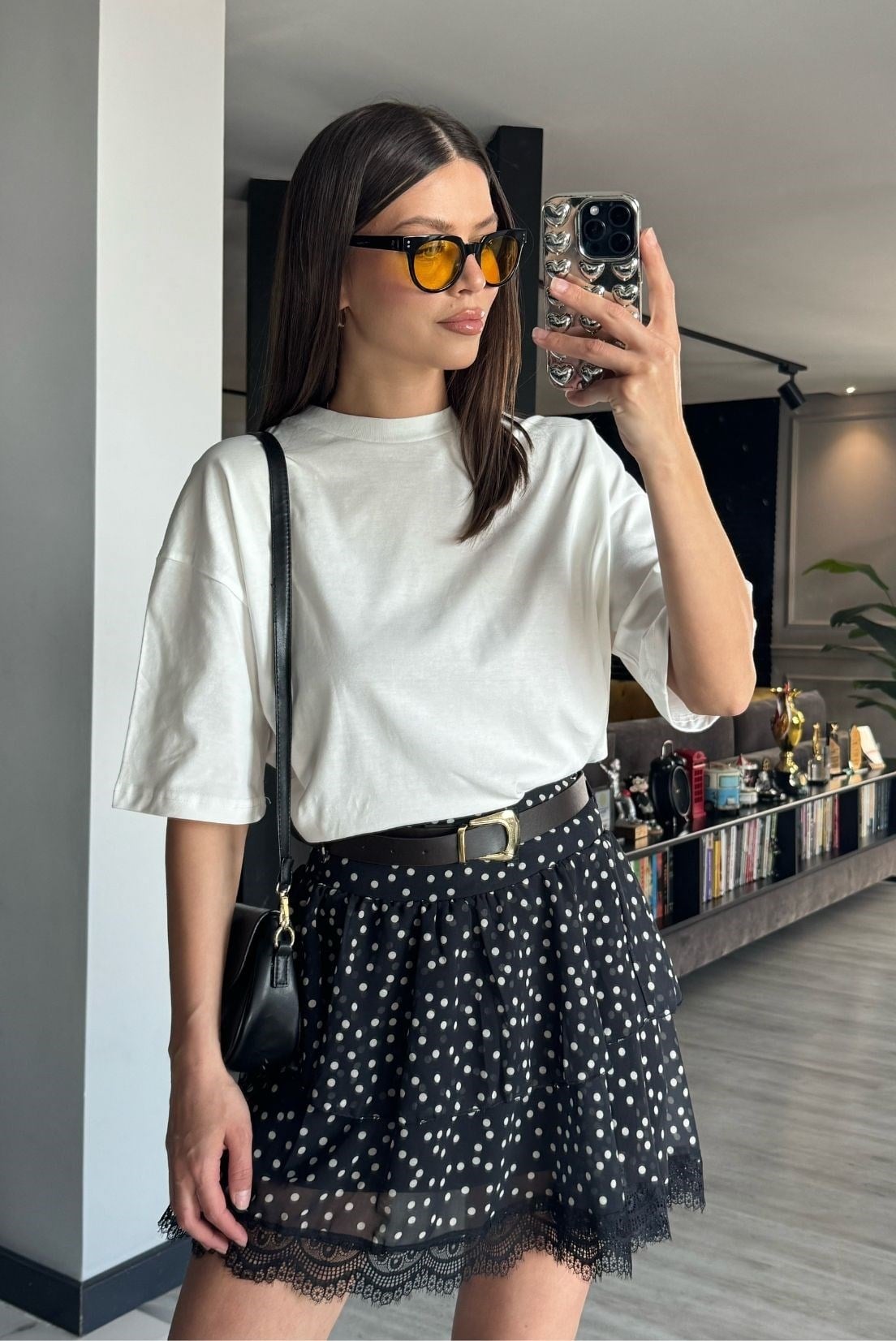 MASSİ Pamuklu Oversize Tshirt