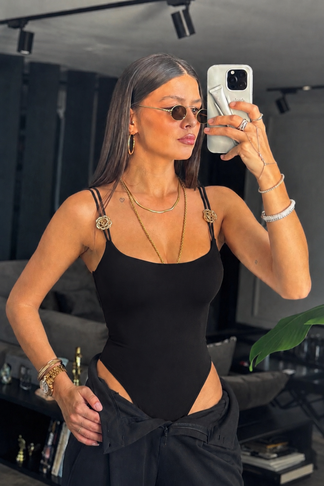 MASSİMOO TOKA DETAYLI BODYSUIT