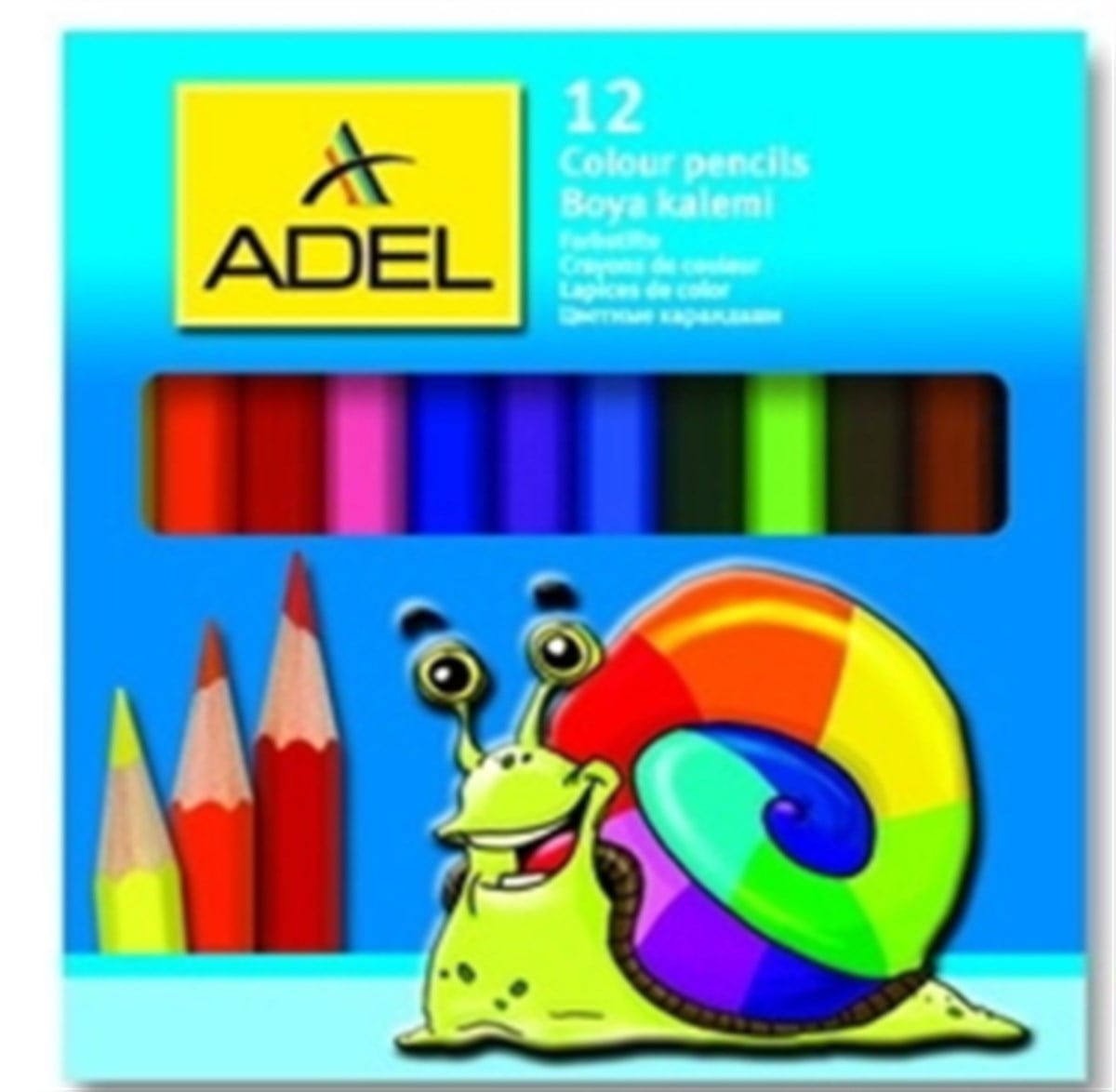 Adel 12 Renk Boya Kalemi