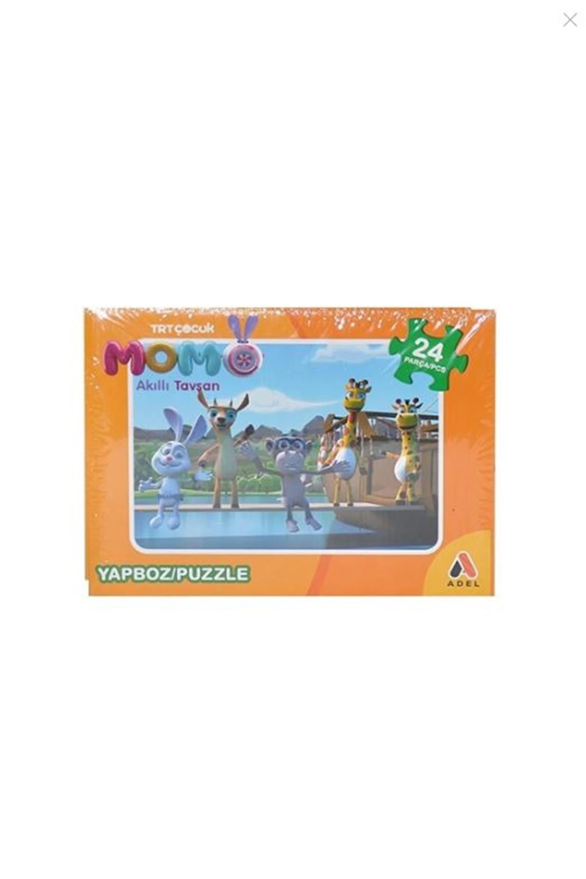 Adeland TRT Çocuk Momo Akıllı Tavşan 24'lü Yapboz Puzzle
