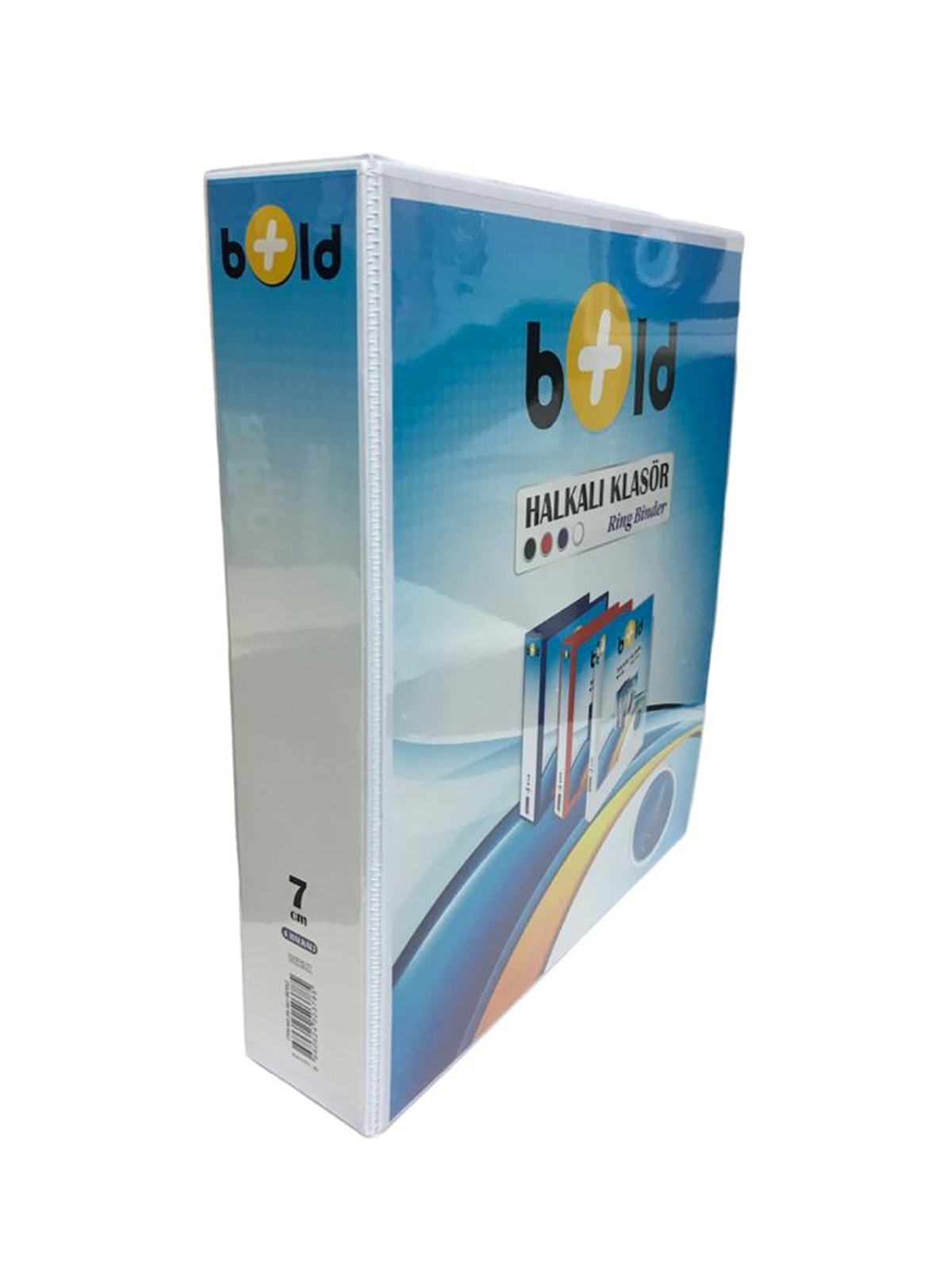 Bold 7cm 4 Halkalı Beyaz Klasör