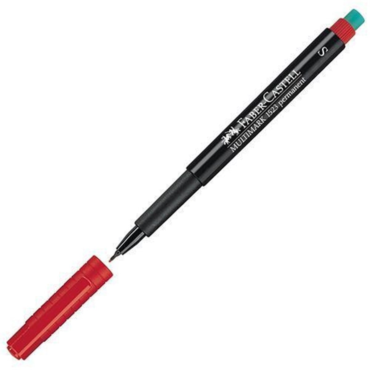Faber-Castell Asetat Kalemi Permanent S Seri Kırmızı 152321