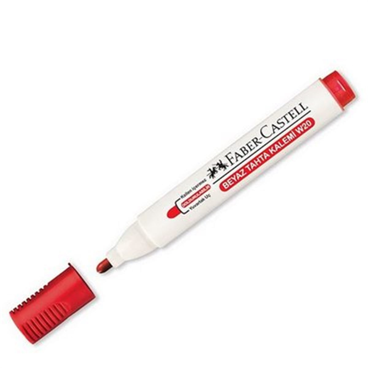 Faber-Castell Beyaz Tahta Kalemi W20 Kırmızı 254021