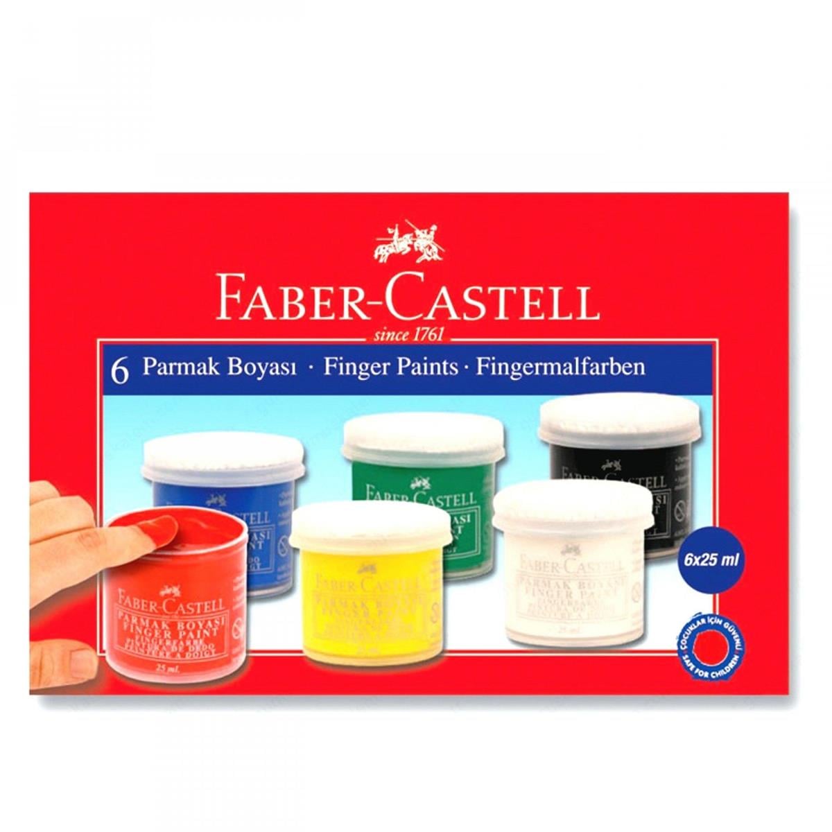 Faber-Castell Parmak Boyası 6 Renk