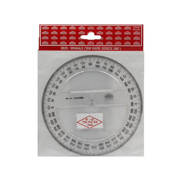 Hatas Minkale Plastik 360 Derece 15 CM 0920