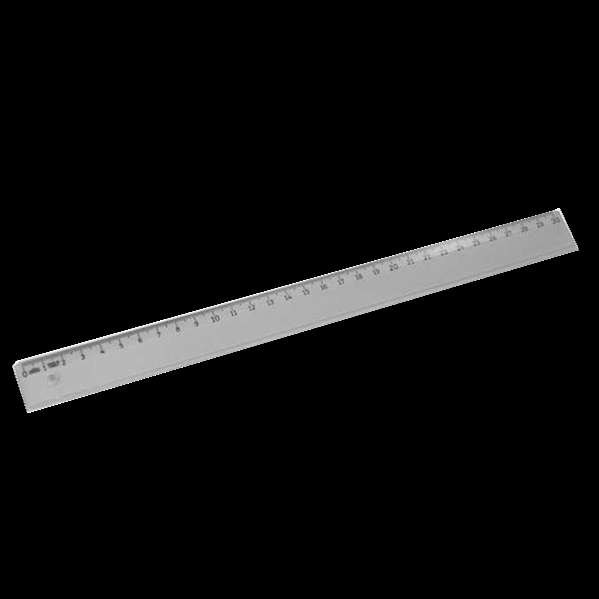Hatas Standart Cetvel Plastik Dar Şeffaf 30 CM 0131