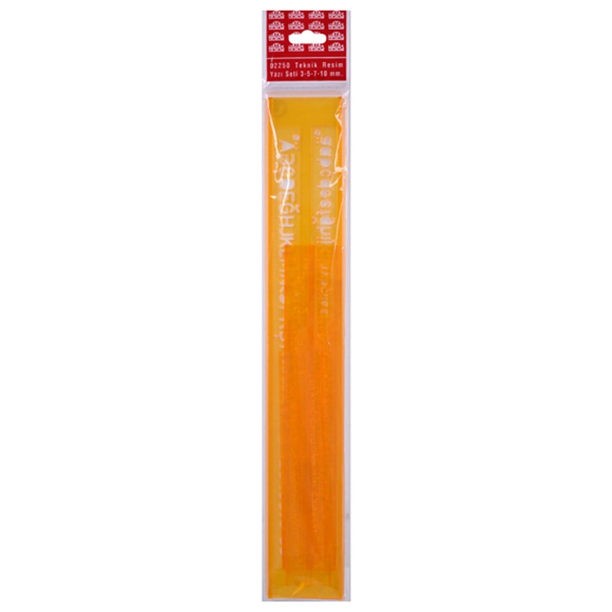 Hatas Yazı Şablonu 4 LÜ 3-5-7-10 MM 02250