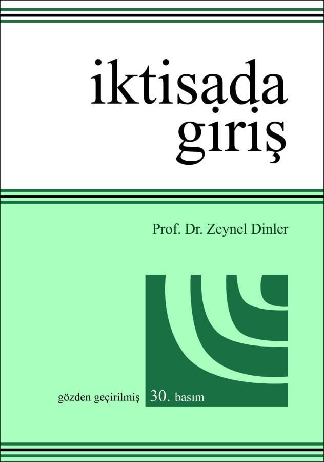 İktisada Giriş, Zeynel Dinler, 30. Basım
