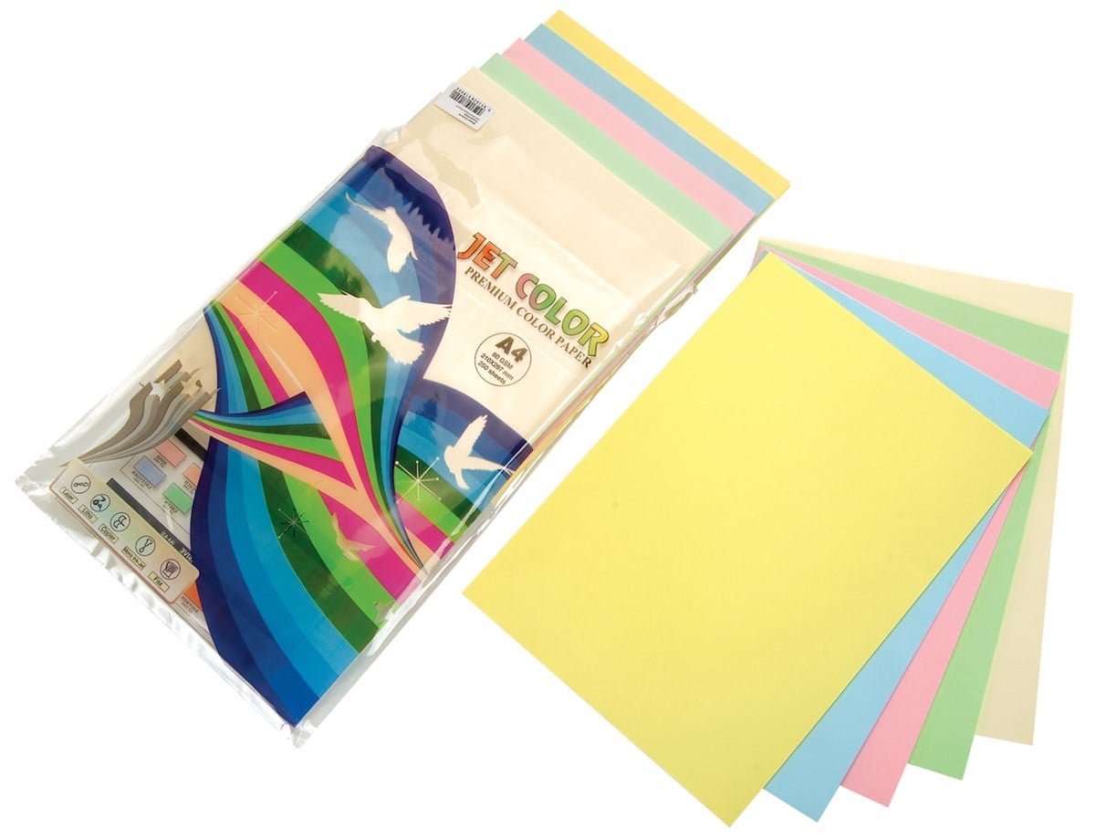 Jet Color Pastel 5x10 Renkli A4 50 Yaprak