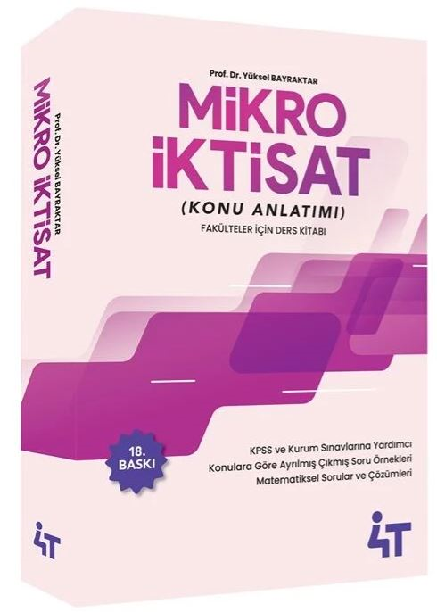 Mikro İktisat; Yüksel Bayraktar, 18. Baskı