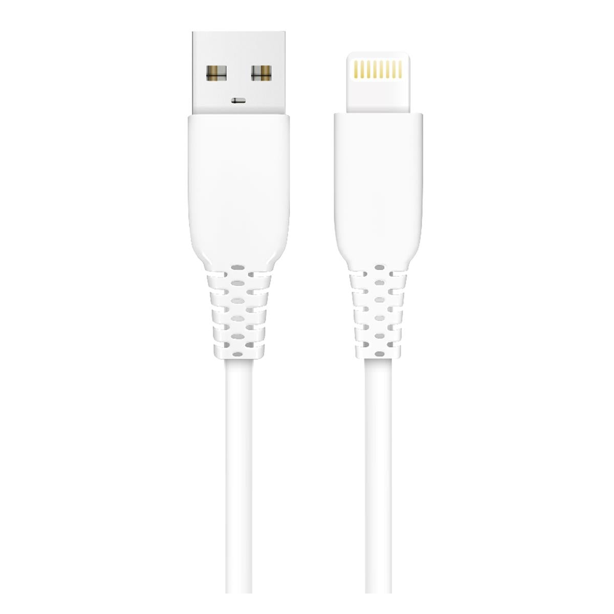 Nettech Plastik 100 Cm Lightning Şarj ve Data Kablosu (Beyaz)