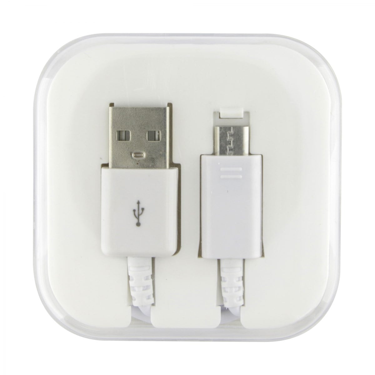 Nettech Powerline Seri Plastik 100 Cm Micro Data Kablo (Beyaz) VR-18365