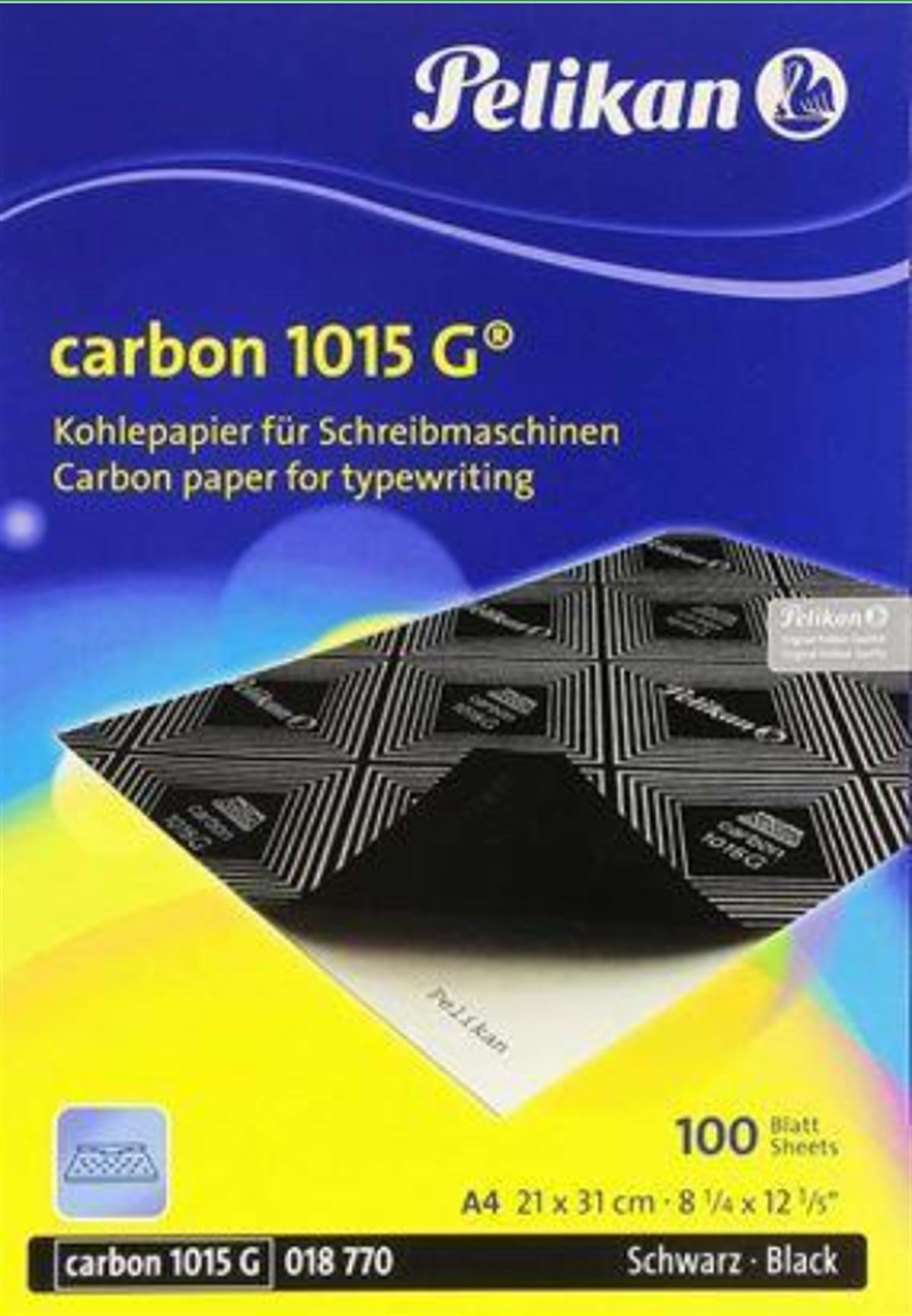 Pelikan 1015 G Siyah Karbon (100Lü)