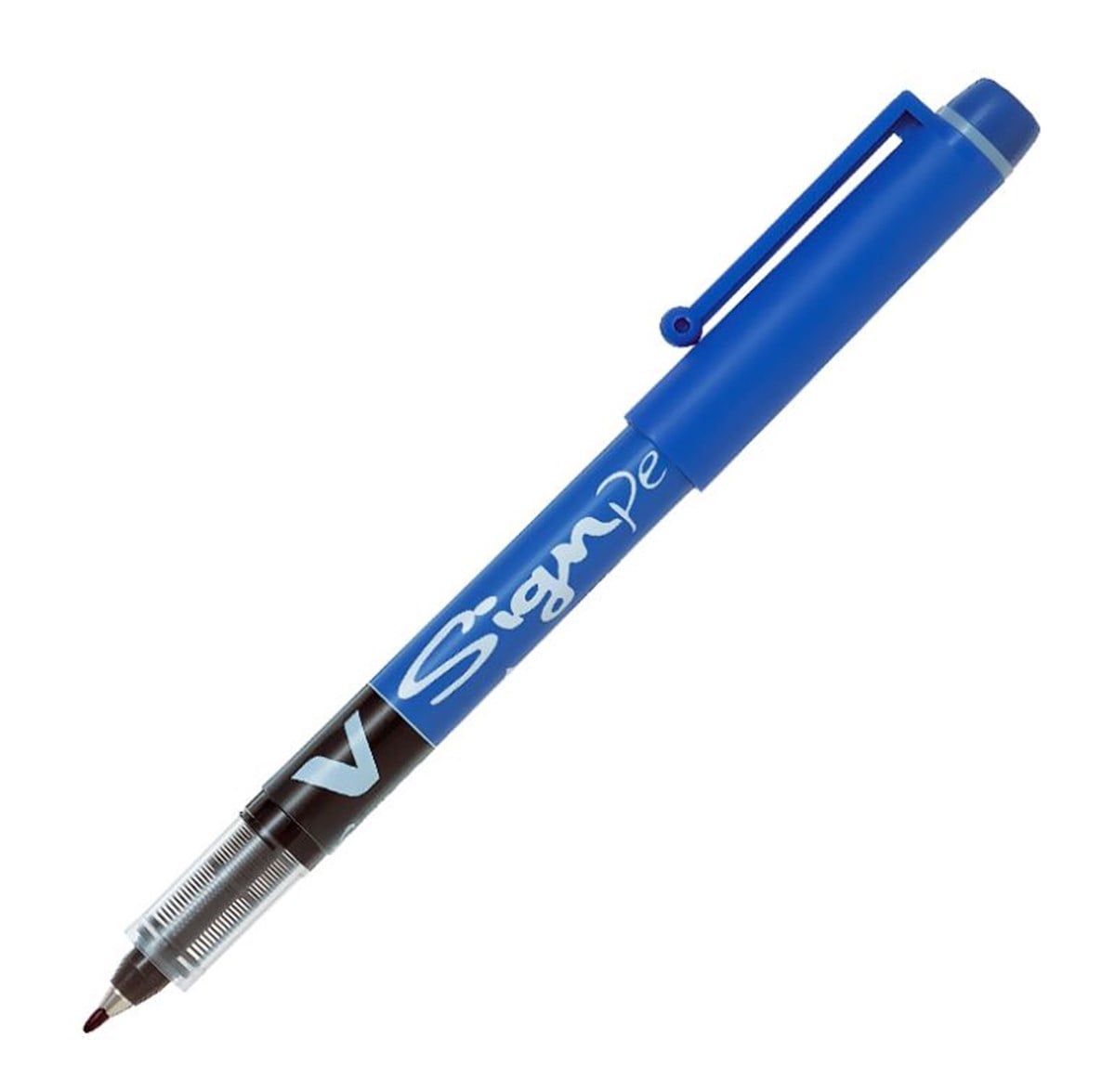 PILOT V-PEN SİLVER DOLMAKALEM SİYAH