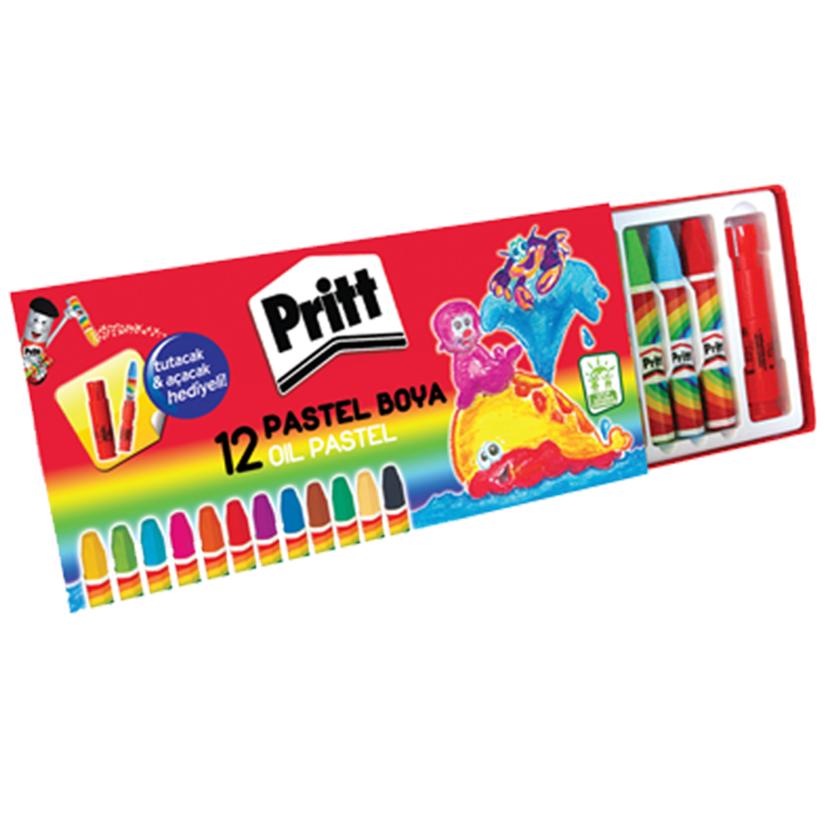 Pritt Pastel Boya Karton Kutu 12 Renk 1048061