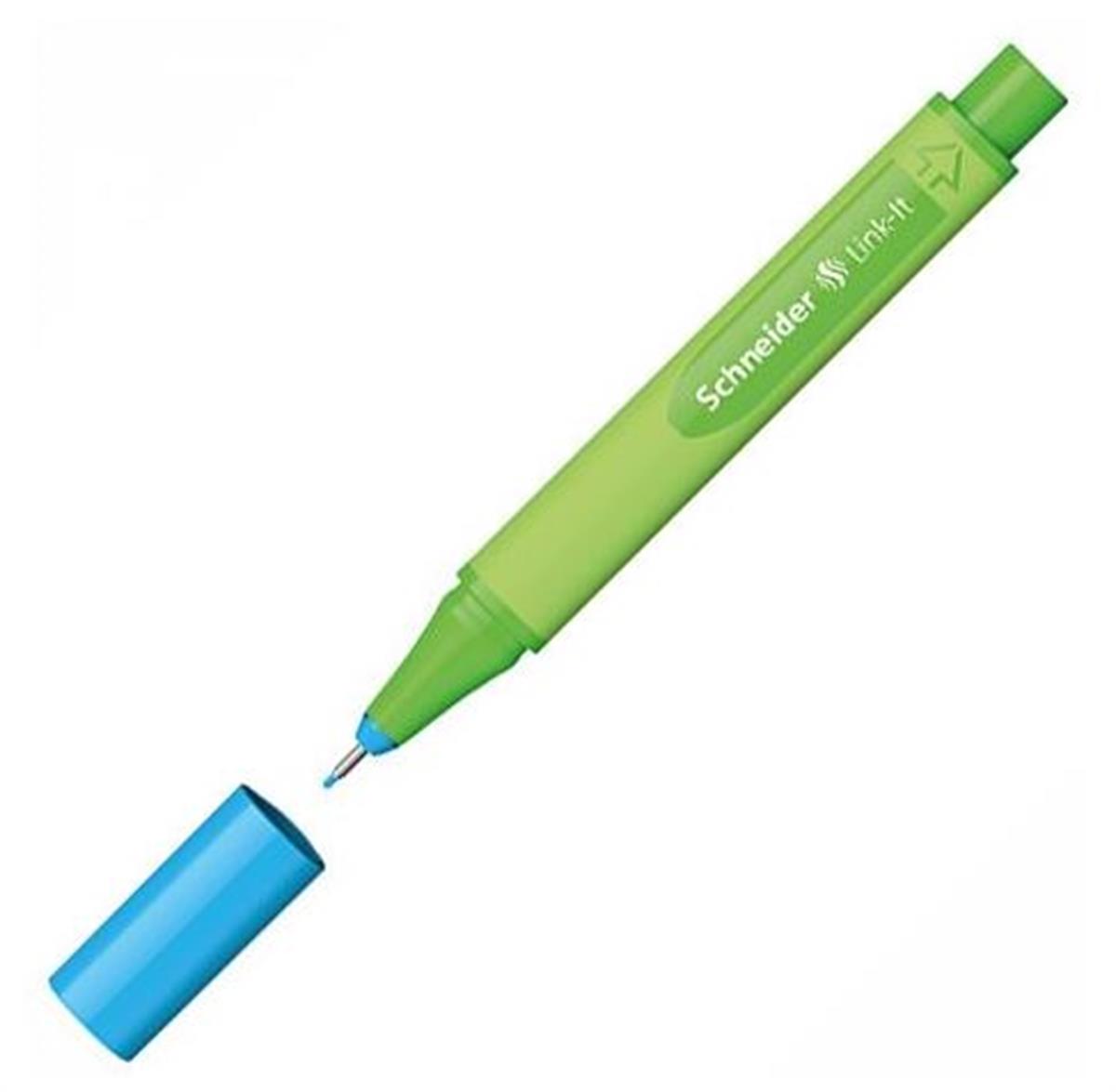 Schneider Link-It Fiber Uçlu Kalem 0.4 mm Açık Mavi 191210