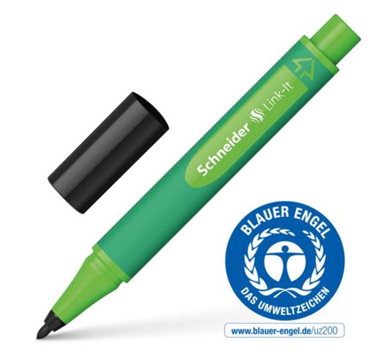Schneider Link-It Keçe Uçlu Kalem 1.0 mm Siyah 191001